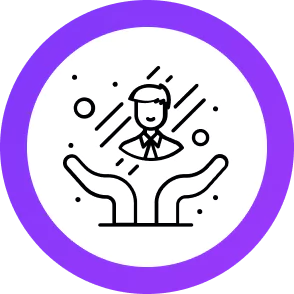 Focus on sustainable leadership icon