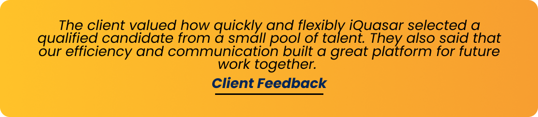 How iQuasar Helped the Federal Agency Overcome Hiring Challenges for a Second-Shift Role